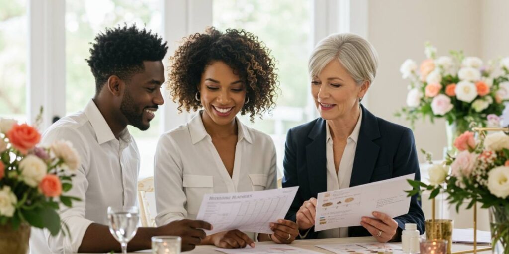 Mês 1 a 3: Defina seu orçamento e estilo de casamento