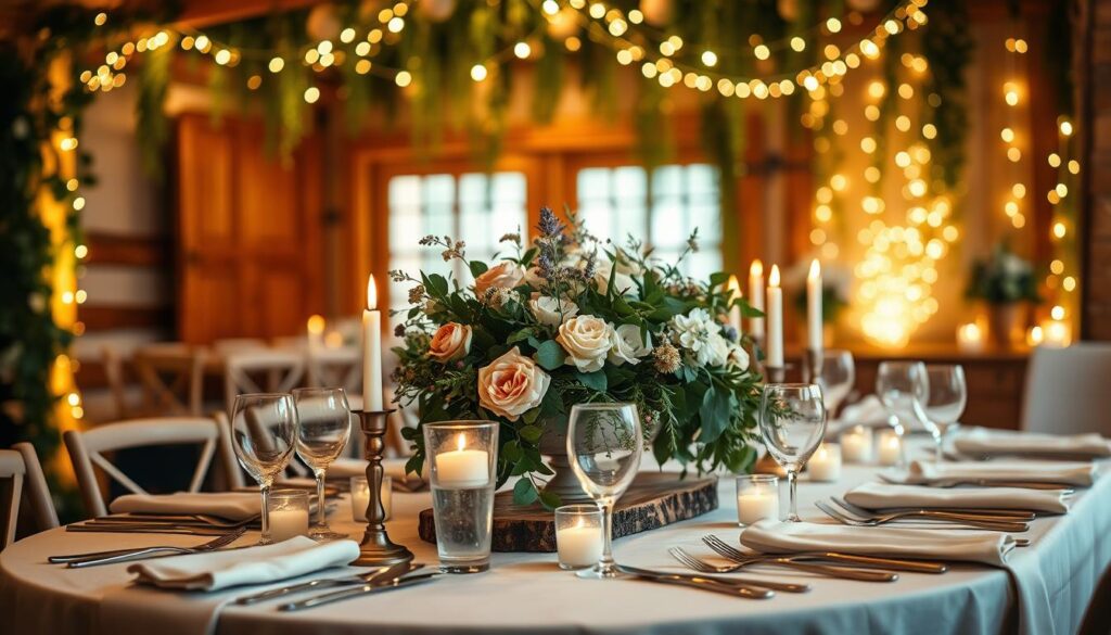 decoração de casamento intimista
