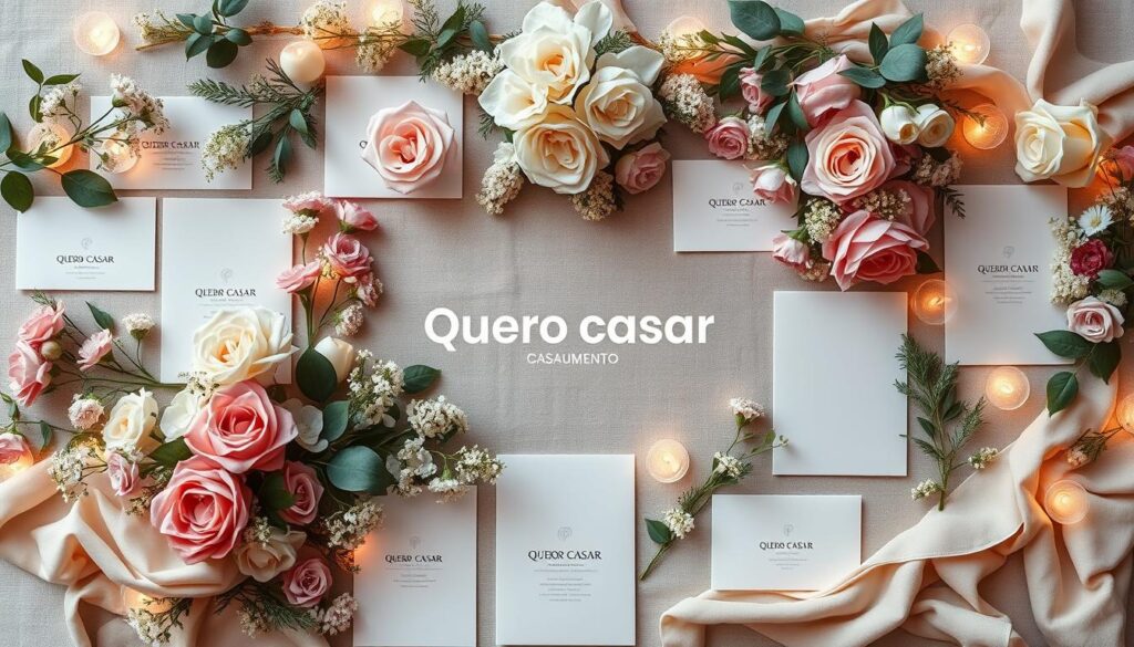 mood board de casamento