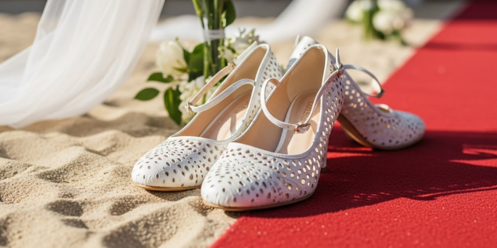 Escolha Sapatos de Acordo com o Estilo e Local da Cerimônia