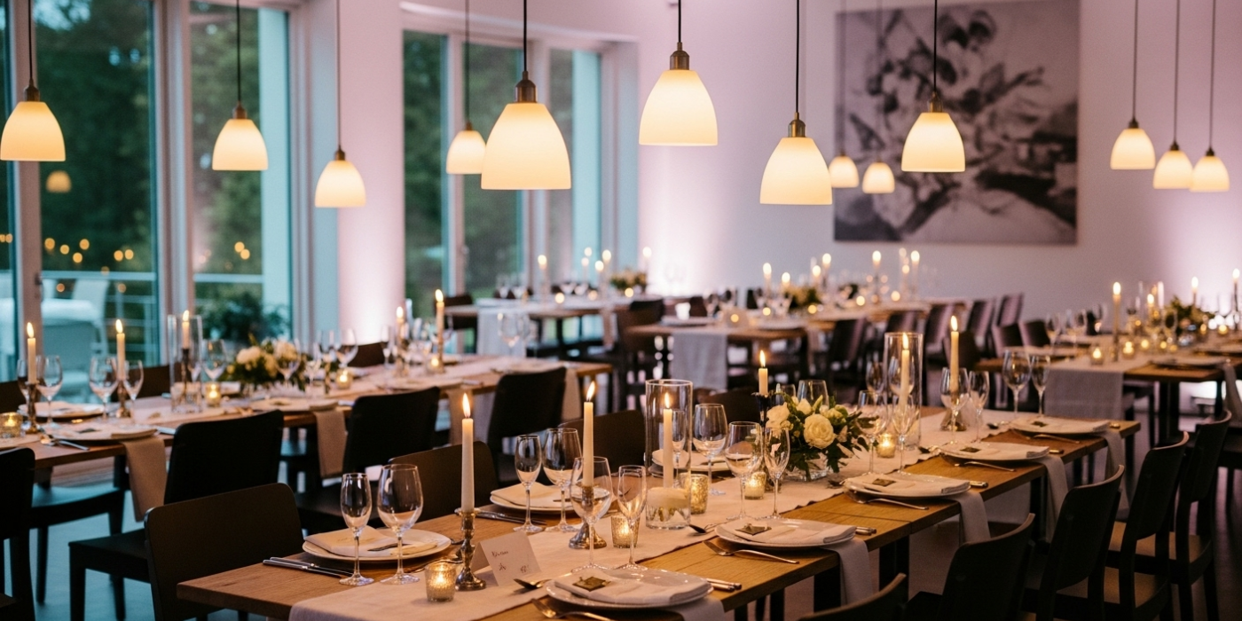 Ideias de Iluminação Para Transformar a Recepção do Casamento